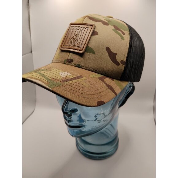 Ferro Concepts Snap Back Hat One Size Fits All Yupoong Camo Mesh - Picture 1 of 11